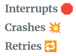 Thumbnail of Interrupts 🛑 Crashes 💥 Retries 🔁